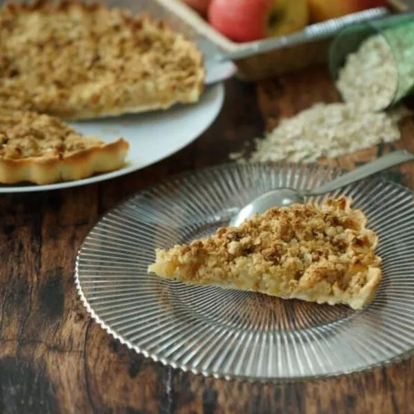 Tarte aux pommes façon crumble