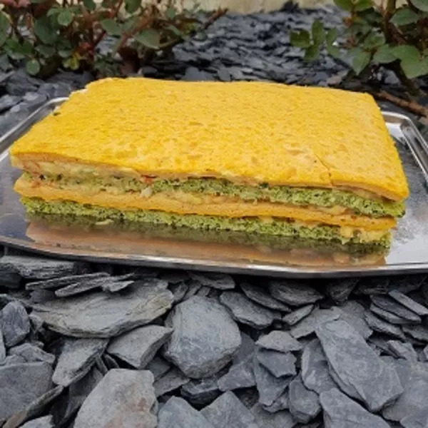 Mille feuilles brocolis et carottes