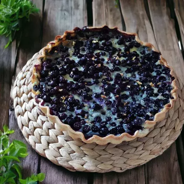 Tarte aux myrtilles