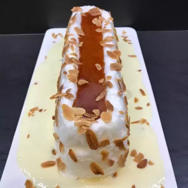 Bûche comme une île flottante 