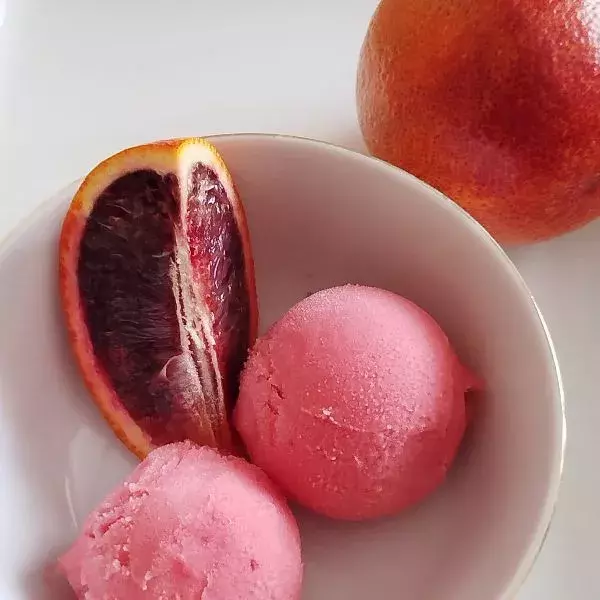 Sorbet à l'orange sanguine