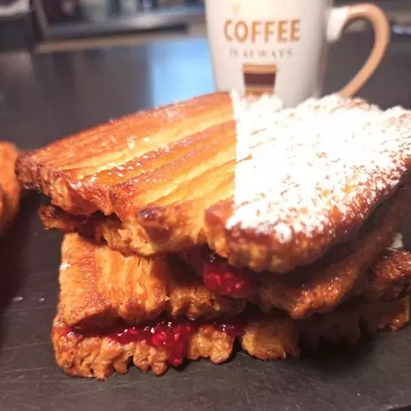 Pailles à la framboise du boulanger
