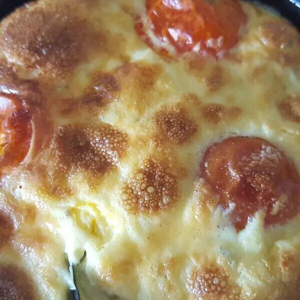 Clafoutis de tomates courgettes WW