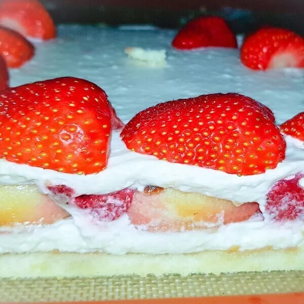 Tiramisu aux fraises