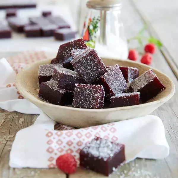 Pâtes de fruit à la framboise