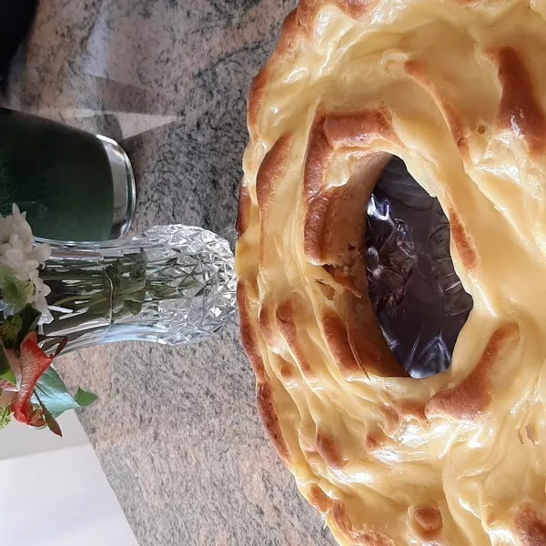 Couronne crémeuse aux pommes  