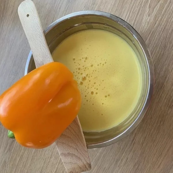 Velouté de poivrons jaunes 