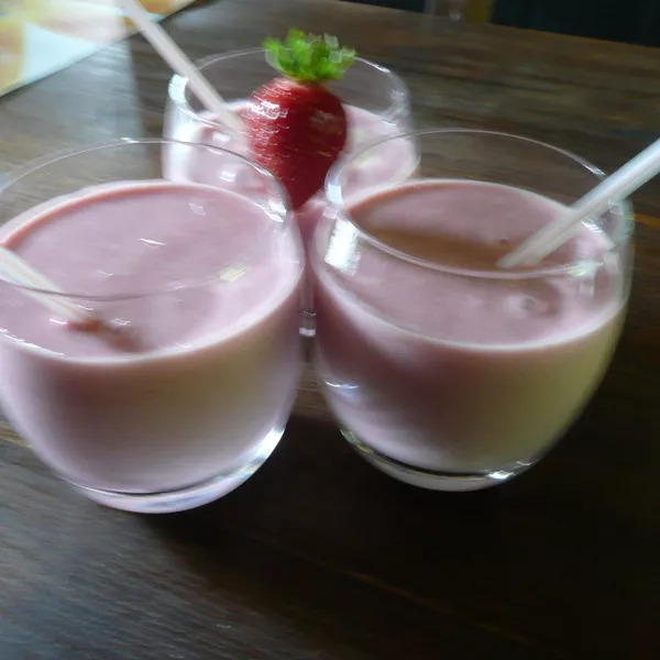 Milk-shake à la fraise