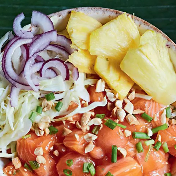 Poke bowl Ananas et cacahuète