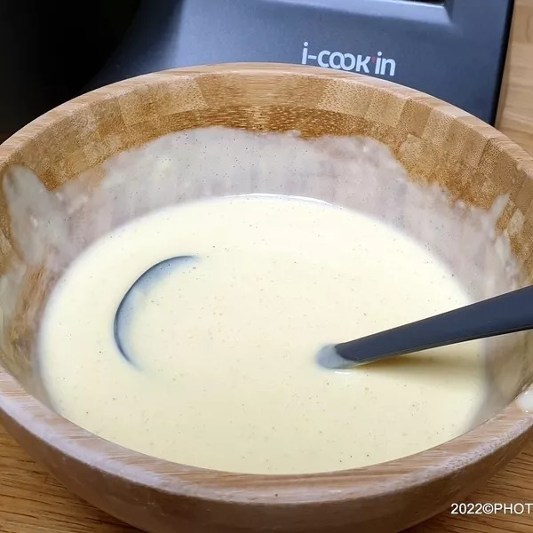 Crème anglaise de Manon (sans lactose)