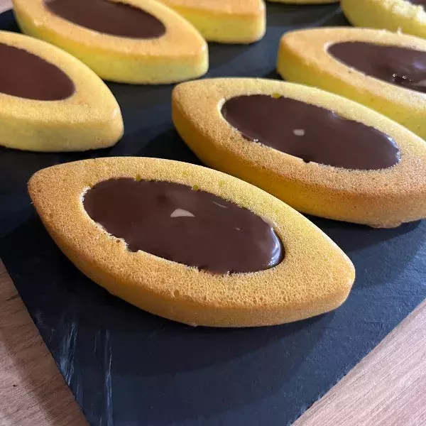 Barquettes au chocolat 