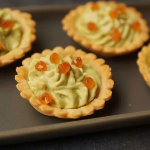 Mini-tartelettes à l'avocat