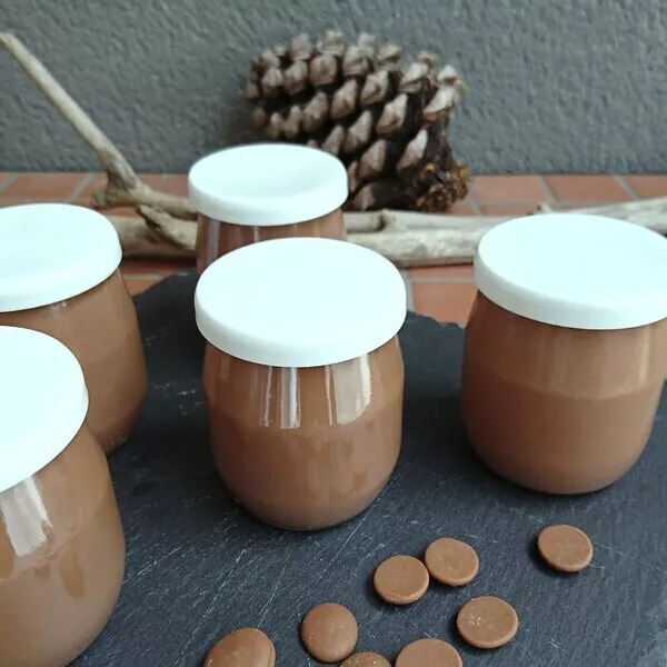 Crème au chocolat sans oeuf sans crème