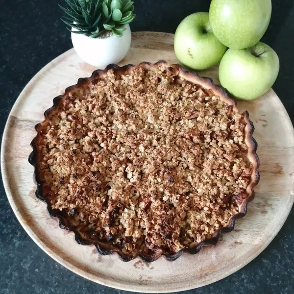 tarte aux pommes crumble