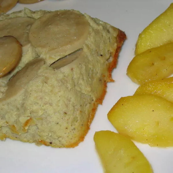 flan pommes boudin