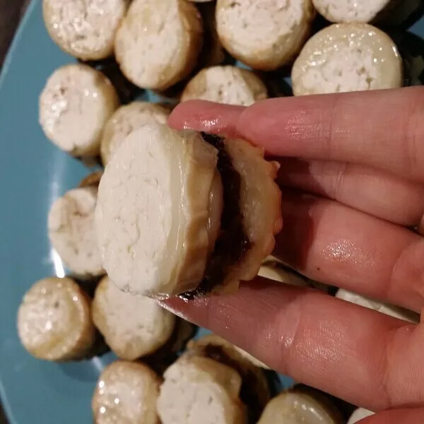 Mini Tatins chèvre et confit d'oignons