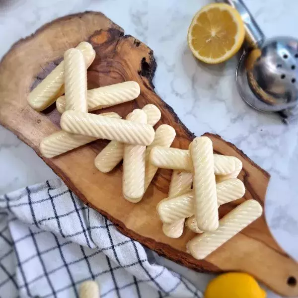 Madeleines allongées Citron Chocolat Blanc