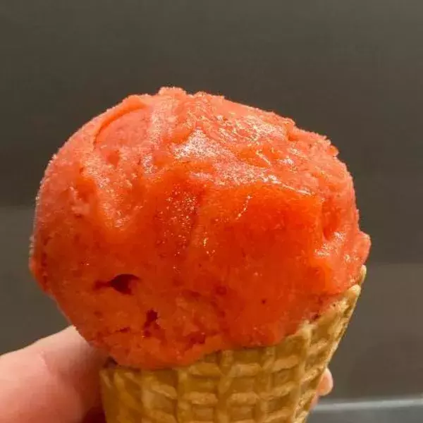 Sorbet à la fraise