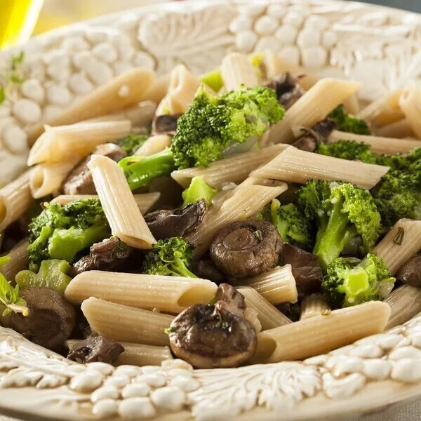 Pâtes au brocoli et champignons