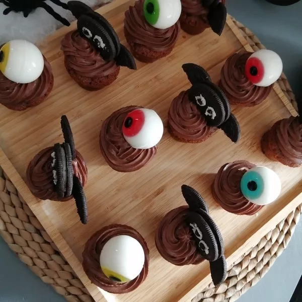 cupcakes cyclopes et chauve-souris