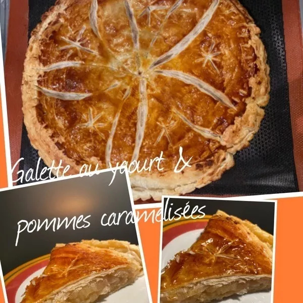 Galette yaourt & pommes caramélisées