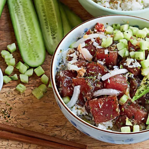 Poke bowl Californian style 