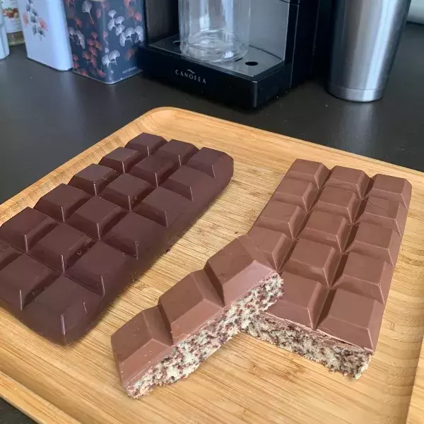 Tigrés en coque de chocolat 