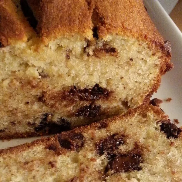 Banana bread aux pépites de chocolat