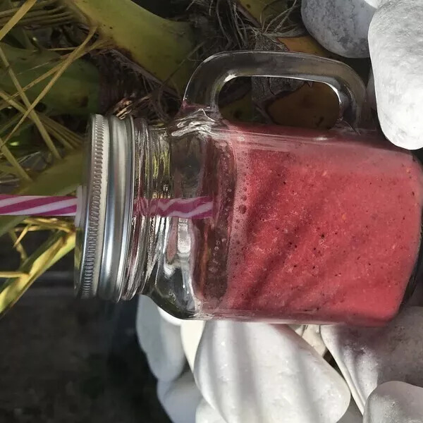 Smoothie vitaminé au thé glacé 