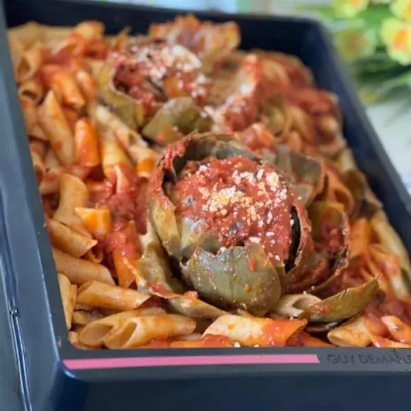 Artichaut Farci Sauce Tomate 