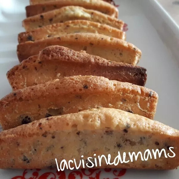 Madeleines longues aux pépites de chocolat