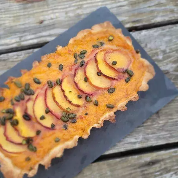 Tarte abricot nectarine