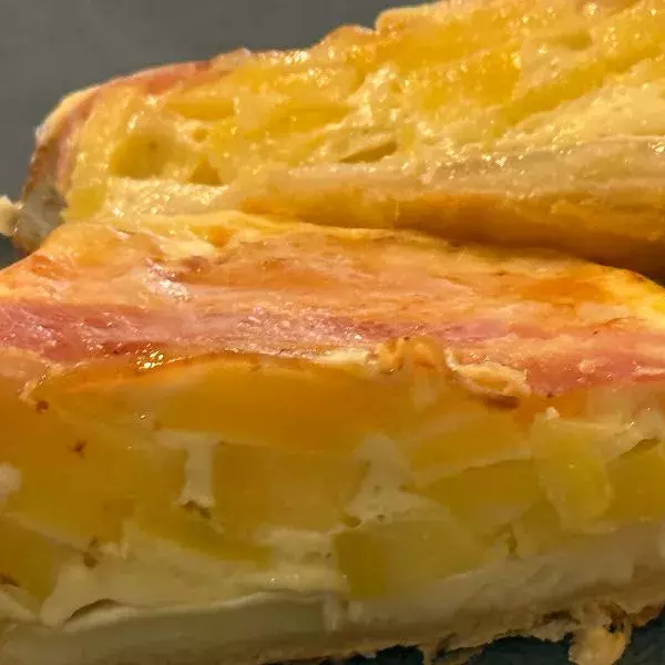 Quiche tatin de pommes de terre