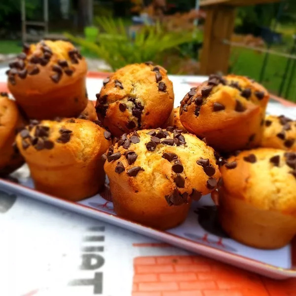 Muffins aux pépites de chocolat