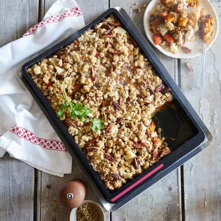 Crumble salé aux légumes d'hiver