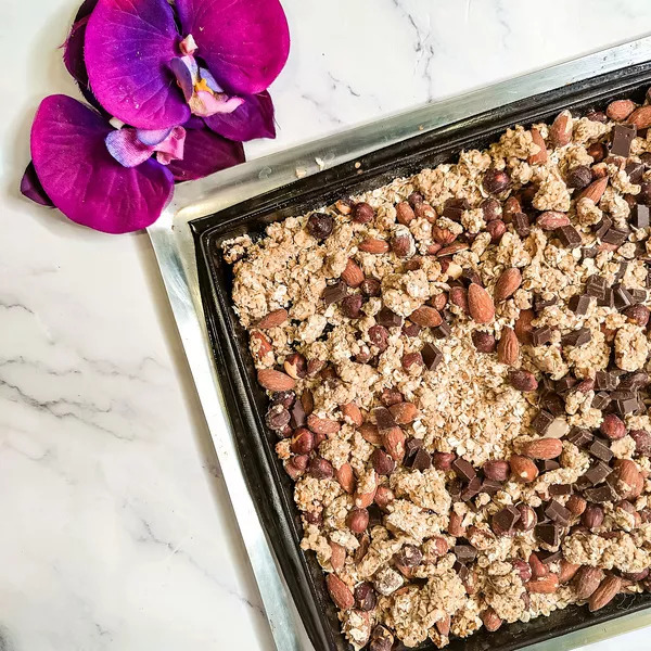 🤩🤩 Granola amandes noisettes pépites de chocolat 🤩🤩