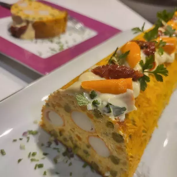 Bûche salé aux surimis