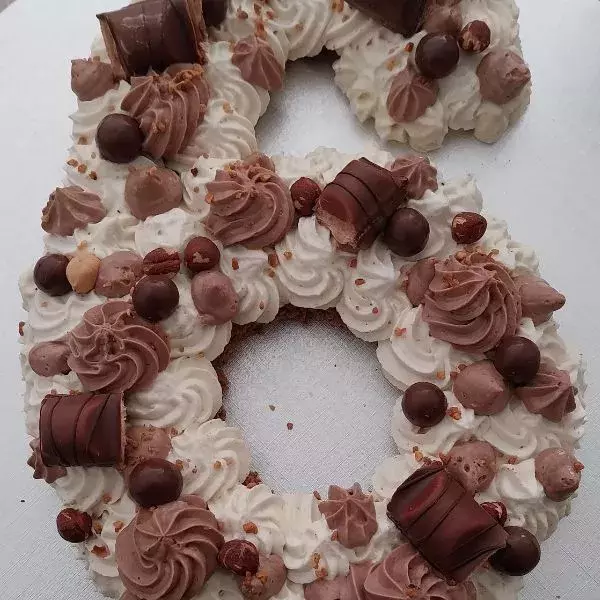 Number cake Chocolat