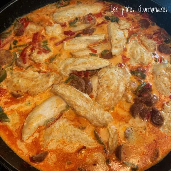 Poulet au chorizo