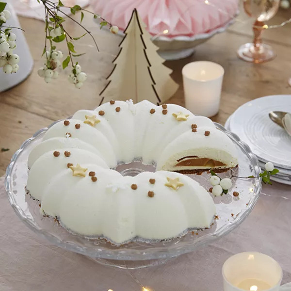 Couronne au caramel et spéculoos