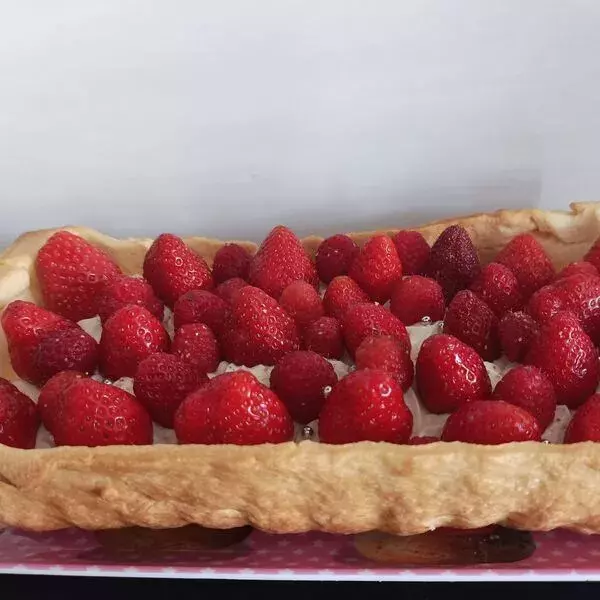 Tarte fruits rouges du jardin