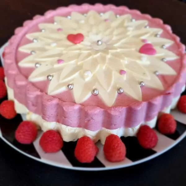 Entremet coco fraise 