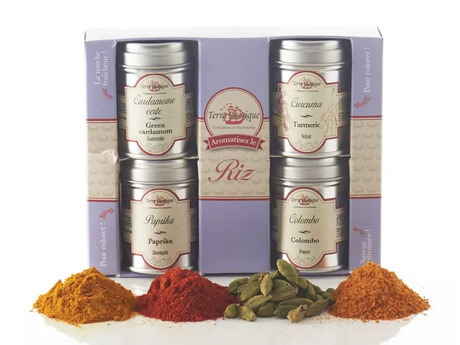 Coffret 4 épices "Aromatisez le riz" 70 g