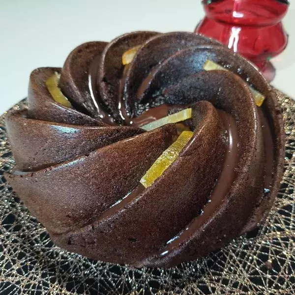 Bundt cake choco-orange