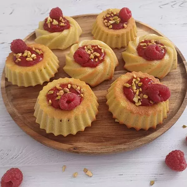 Twists pistache framboises