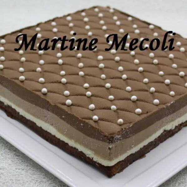 Gâteau aux 3 chocolats