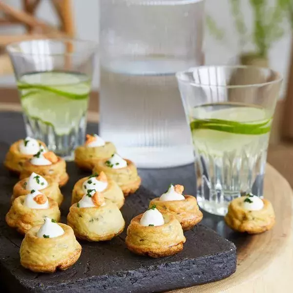 Bouchées de Saint-Jacques au citron vert et ciboulette