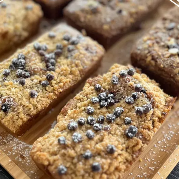 Cakes Praliné noisette et Myrtilles