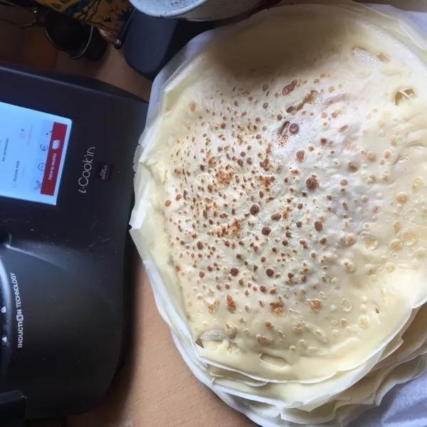 Pâte à crêpes (aromatisée au calva)