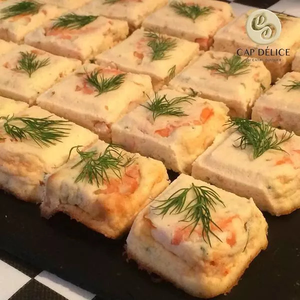 Terrine de saumon aux crevettes